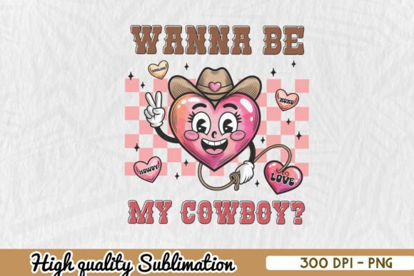 Download Cowgirl Valentine's Day Be My Cowboy PNG - Premium Resources