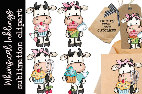 Download Country Cows Love Cupcakes Clipart - Love Collection