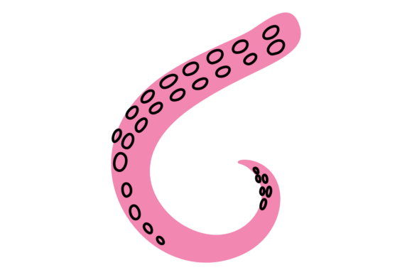 Download Octopus Pink Tentacle. Cute Part Mollusk - Ink Collection