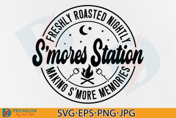 Download S'Mores Station SVG Funny Campfire PNG - Premium Resources