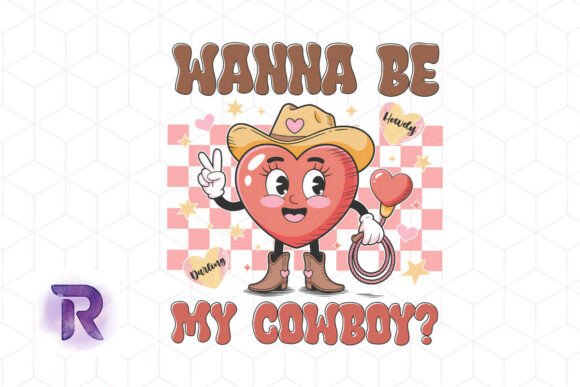 Download Cowgirl Valentine's Day Be My Cowboy PNG - Cowgirl valentine Collection