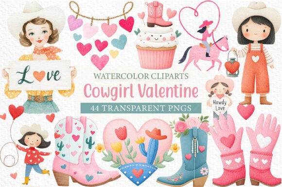 Download Cowgirl Valentine Clipart - Premium Resources